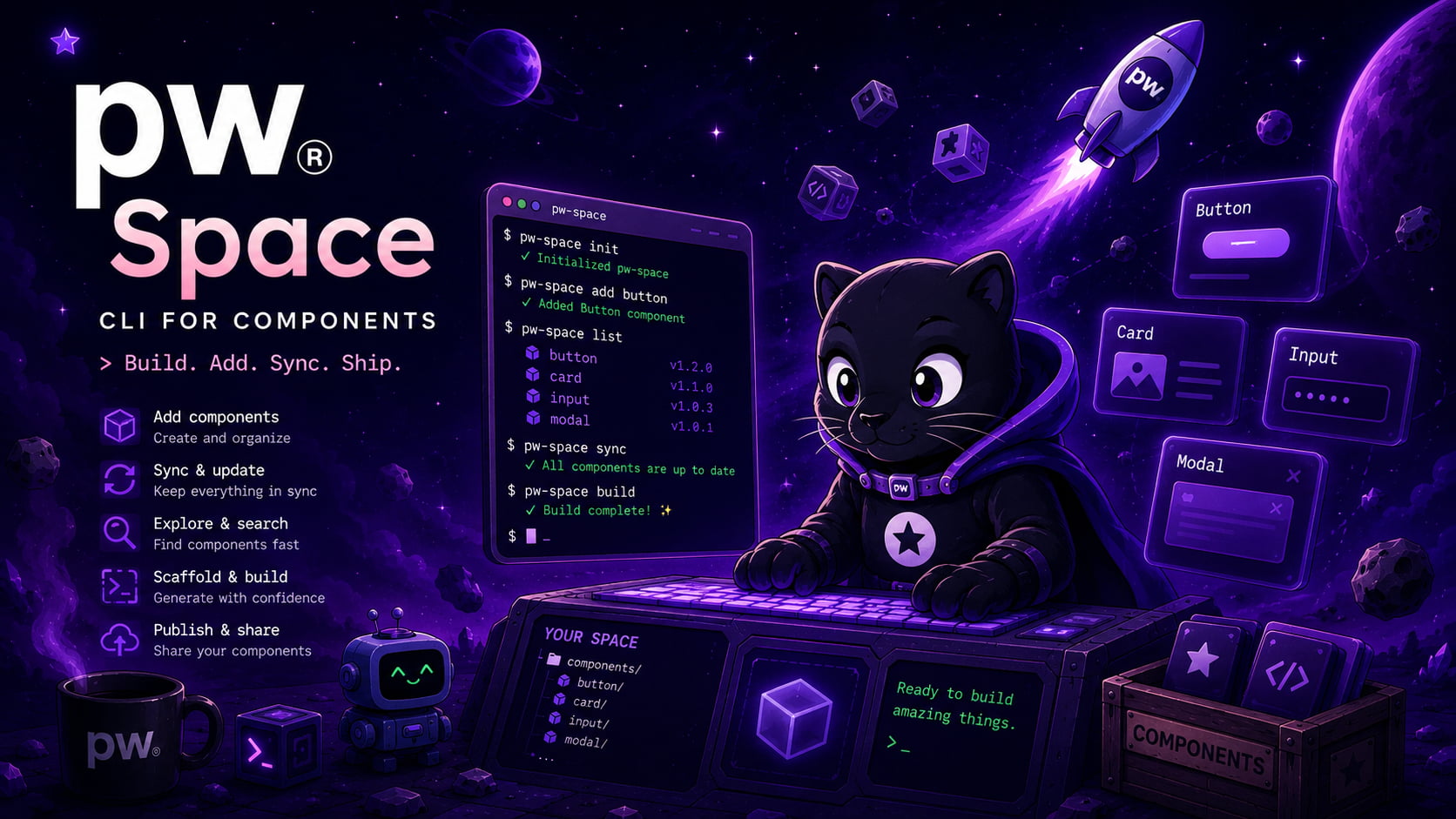 Pw-space cover